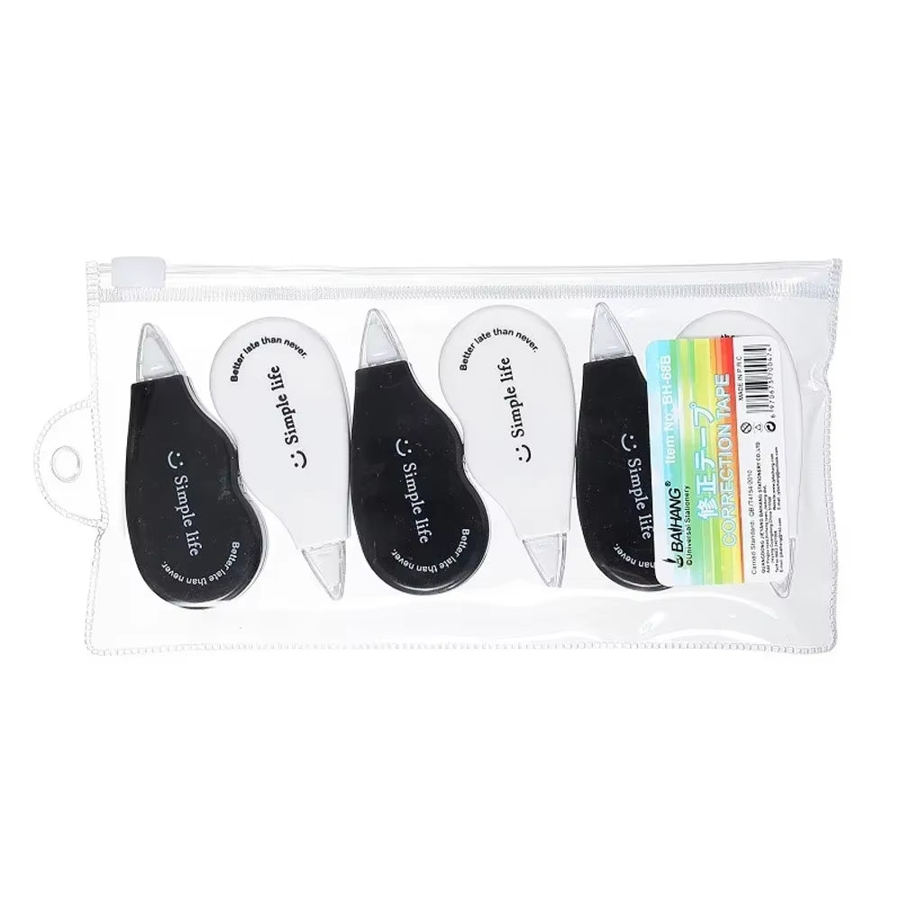 1/6Pcs Study Writing White-Out Portable Correction Stuff Students Whiteout Kids Tapes 6 Tipex Tools Pcs School Supplies Tape