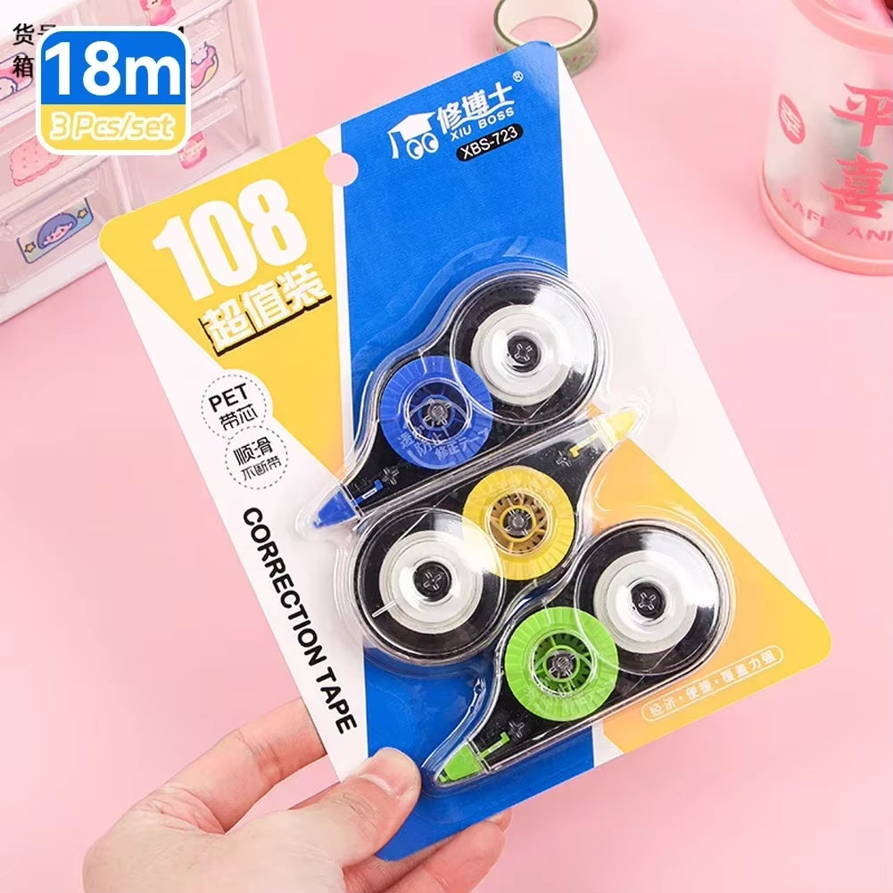 1/6Pcs Study Writing White-Out Portable Correction Stuff Students Whiteout Kids Tapes 6 Tipex Tools Pcs School Supplies Tape
