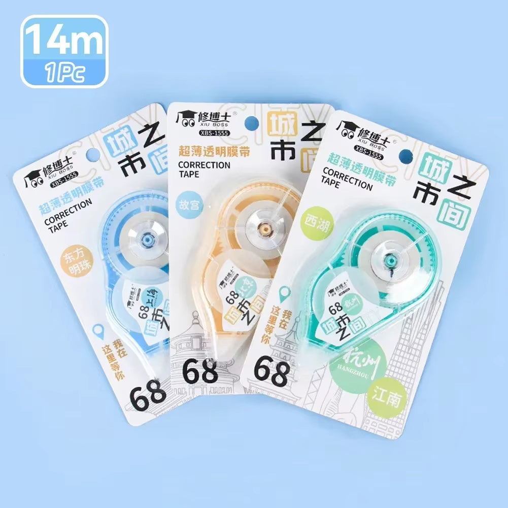 1/6Pcs Study Writing White-Out Portable Correction Stuff Students Whiteout Kids Tapes 6 Tipex Tools Pcs School Supplies Tape